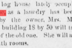 Old Building Torn Down White Oaks golden era., May 15, 1884, Image 1