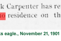 White Oaks eagle., November 21, 1901