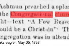 White Oaks eagle., May 05, 1898