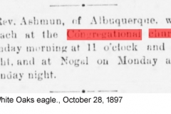 White Oaks eagle., October 28, 1897