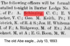 The old Abe eagle., July 13, 1893
