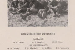 commissioned Officiers