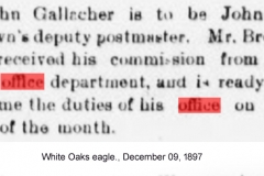 White Oaks eagle., December 09, 1897