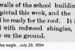The old Abe eagle., July 26, 1894