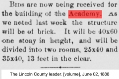 The Lincoln County leader. [volume], June 02, 1888