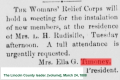 The Lincoln County leader. [volume], March 24, 1888