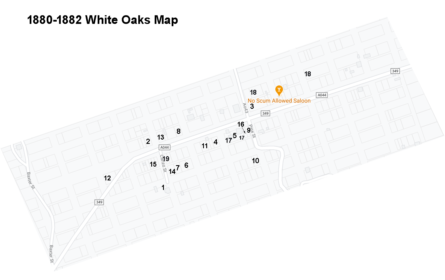 EARLY WHITE OAKS White Oaks New Mexico Goldrush
