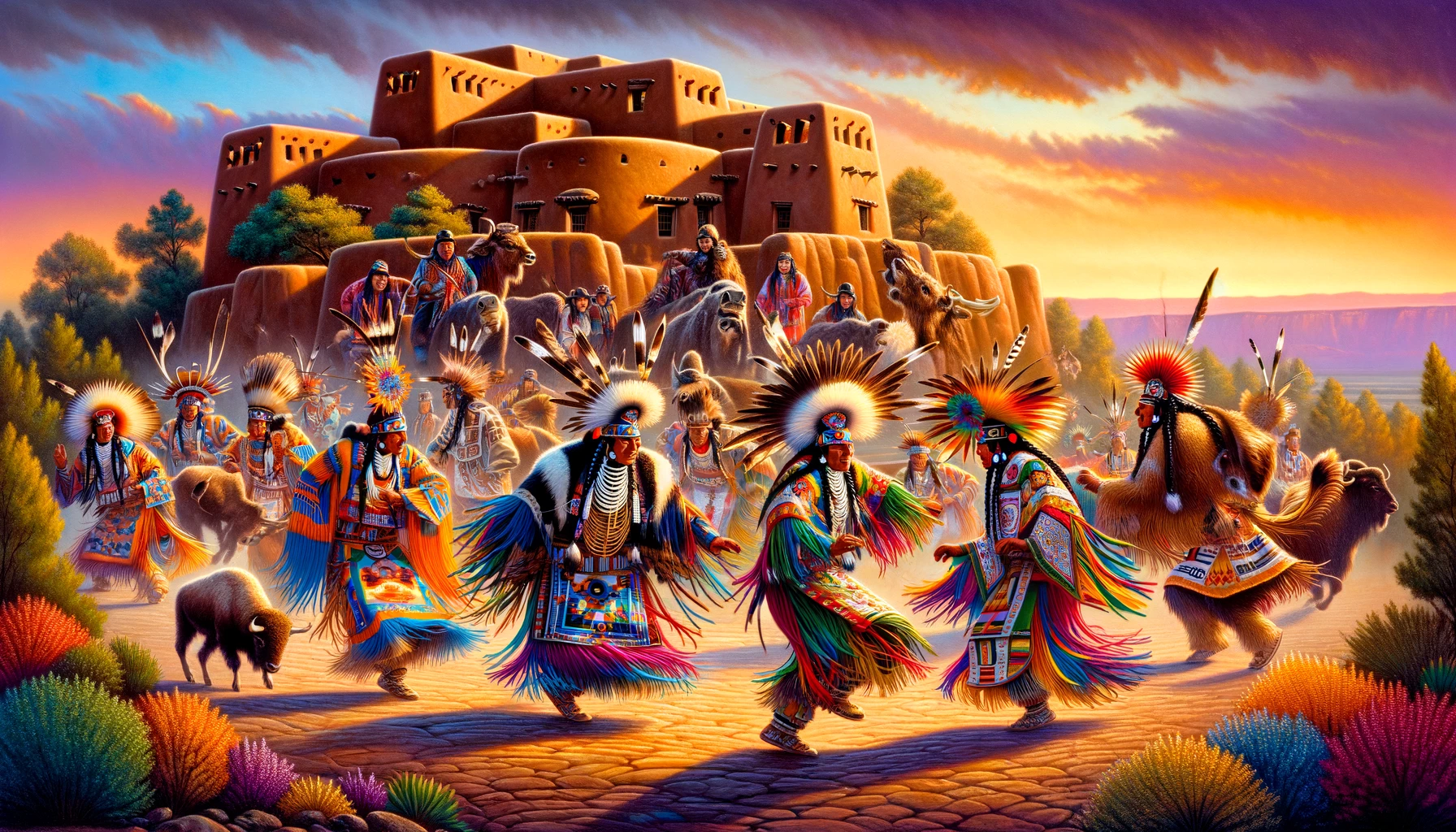 Tesuque Pueblo History, Culture, and Traditional Dances White Oaks